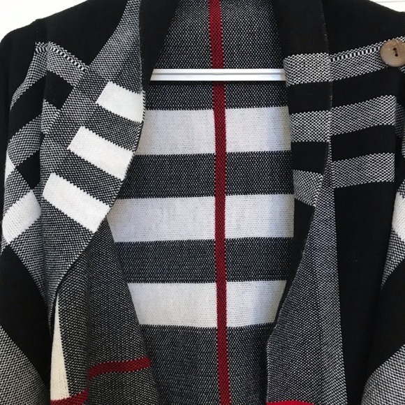 Checkered shawl jacket - Picture 5 of 6